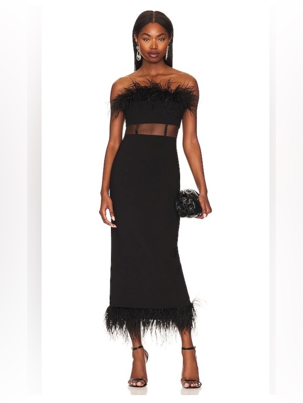 Likely Womens  Aubrey Mini Dress $428 feather Slit size 12 NEW